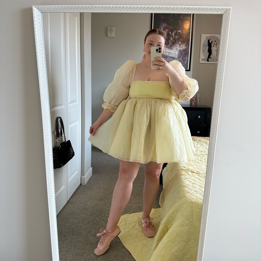 Selkie The Baby Banana Puff Dress size 1X